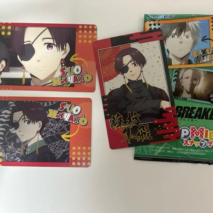 [BUNJANG] Wind Breaker Suoh Hayato Snap Card Set / 윈드 브레이커 스오 하야토 스냅 카드 세트