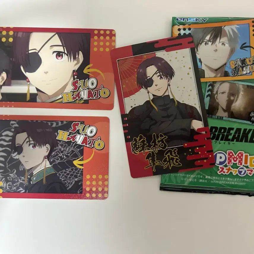 [BUNJANG] Wind Breaker Suoh Hayato Snap Card Set / 윈드 브레이커 스오 하야토 스냅 카드 세트