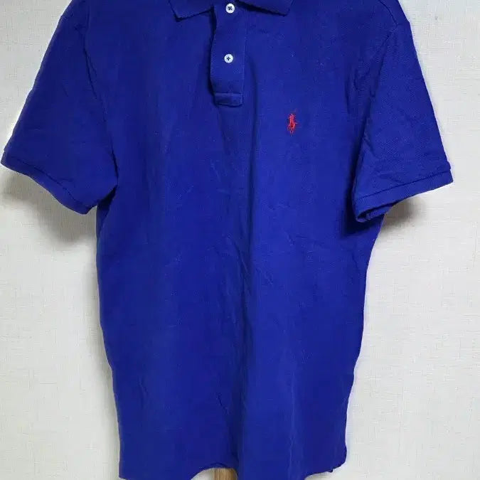 [BUNJANG] Polo Ralph Lauren Blue Short Sleeve Polo Shirt / 폴로 랄프로렌 블루 반팔 카라티
