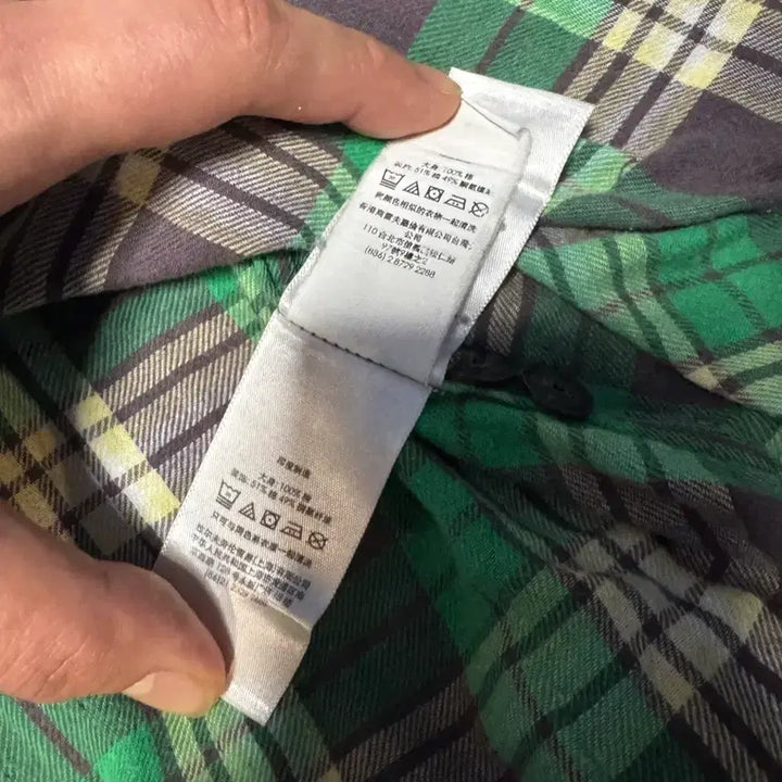 [BUNJANG] Polo Country Ralph Lauren Check Shirt Green / 폴로 컨트리 랄프 로렌 체크 셔츠 그린