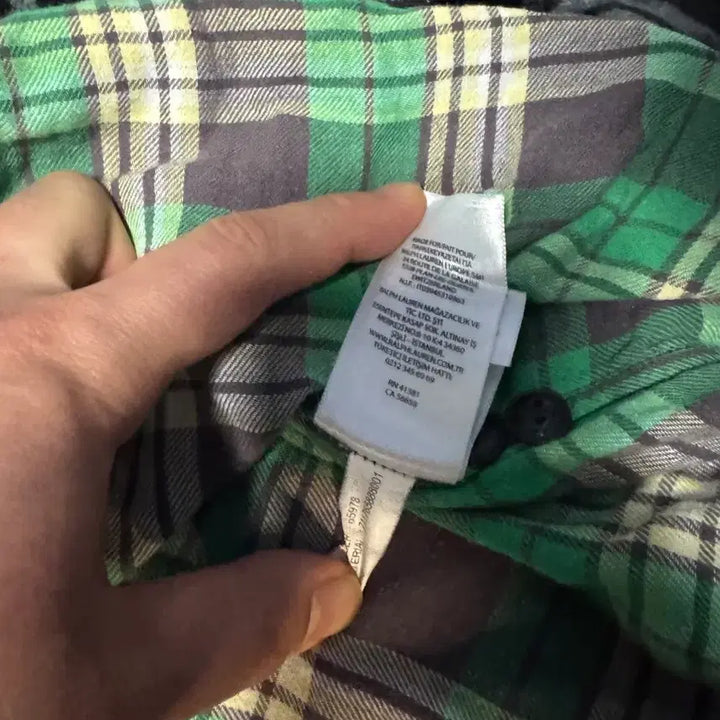 [BUNJANG] Polo Country Ralph Lauren Check Shirt Green / 폴로 컨트리 랄프 로렌 체크 셔츠 그린