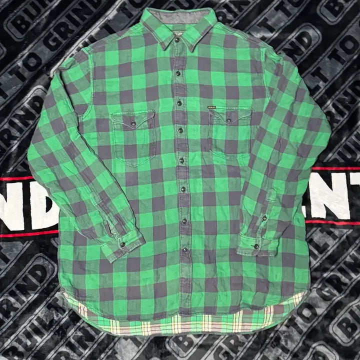 [BUNJANG] Polo Country Ralph Lauren Check Shirt Green / 폴로 컨트리 랄프 로렌 체크 셔츠 그린