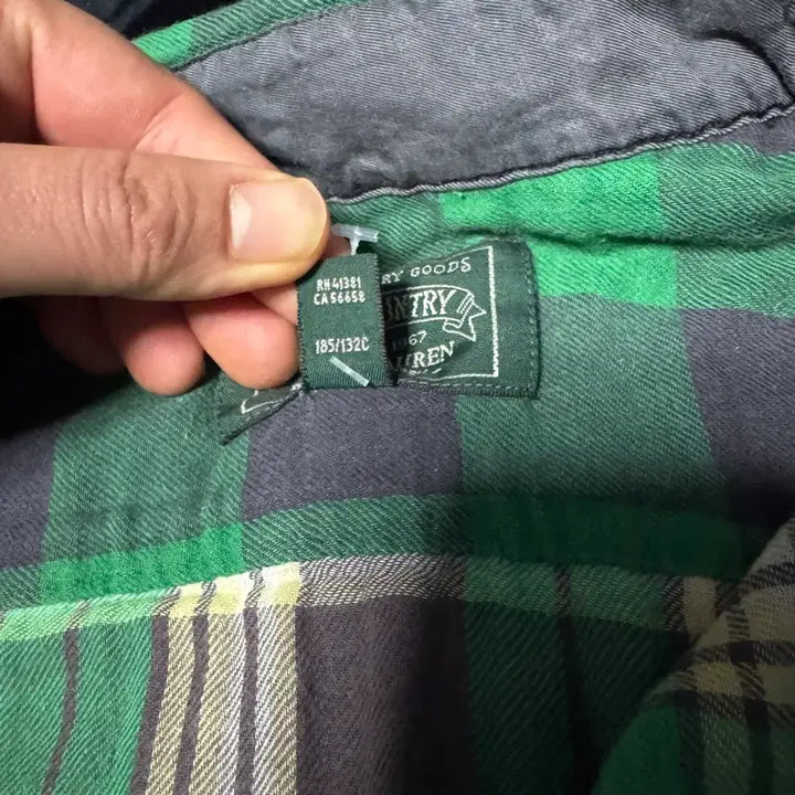 [BUNJANG] Polo Country Ralph Lauren Check Shirt Green / 폴로 컨트리 랄프 로렌 체크 셔츠 그린