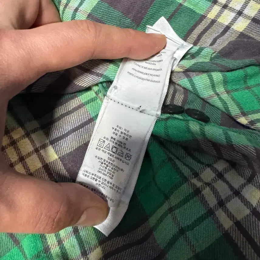 [BUNJANG] Polo Country Ralph Lauren Check Shirt Green / 폴로 컨트리 랄프 로렌 체크 셔츠 그린