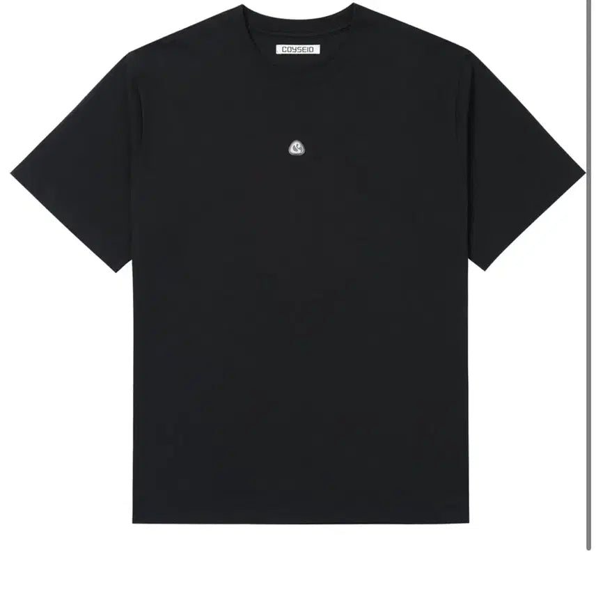 [BUNJANG] KOSEIO Symbol Logo Regular T-Shirt Black / 코이세이오 SYMBOL LOGO REGULAR T-SHIRT BLACK