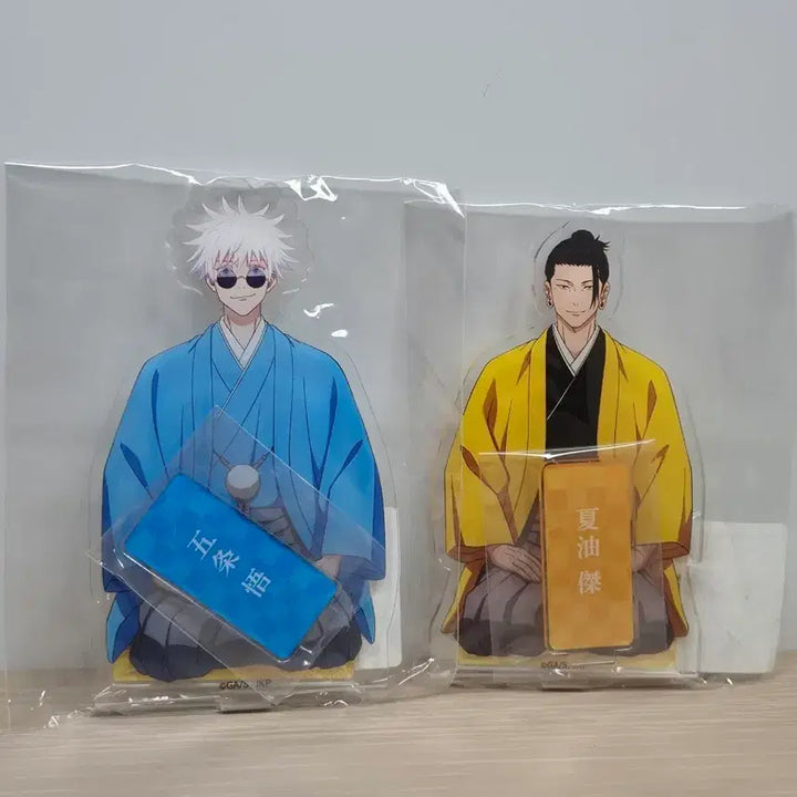 [BUNJANG] Jujutsu Kaisen Gojo Geto Acrylic Stand Bundle Set / (미개봉 현물)주술회전 키테 고죠 게토 신년 기모노 아크릴 회옥옥절(일괄