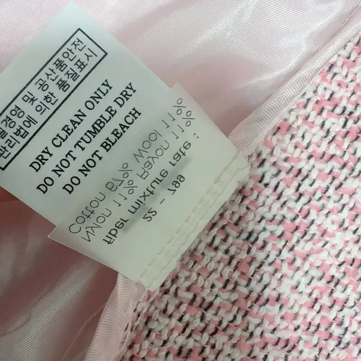 [BUNJANG] UMER Pink Tweed Jacket / UMER 유메르 핑크 트위드 자켓