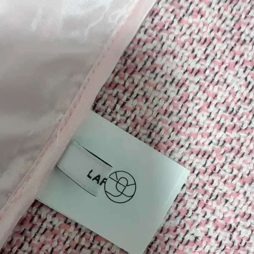 [BUNJANG] UMER Pink Tweed Jacket / UMER 유메르 핑크 트위드 자켓