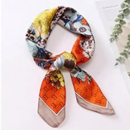 [BUNJANG] Patterned Scarf / 패턴 스카프 (새상품)