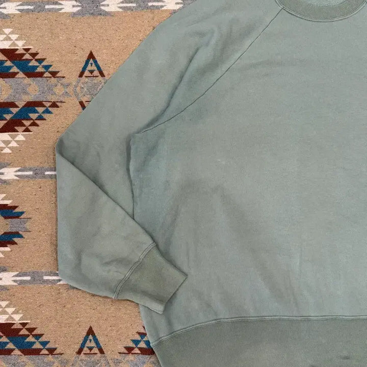 [BUNJANG] A.PRESSE Vintage Lightweight Sweatshirt Green / [3] 아프레쎄 빈티지 라이트 웨이트 스웻셔츠 그린 -26ss