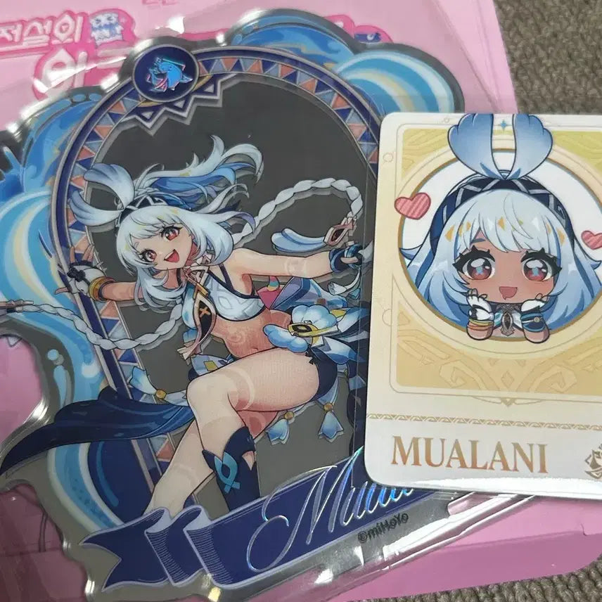 [BUNJANG] Genshin Impact Sitrari Acrylic Stand &amp; Photocard Bundle / 원신 시틀라리 포카(리딤ㅇ)+말라니 아크릴 스탠드/포토카드