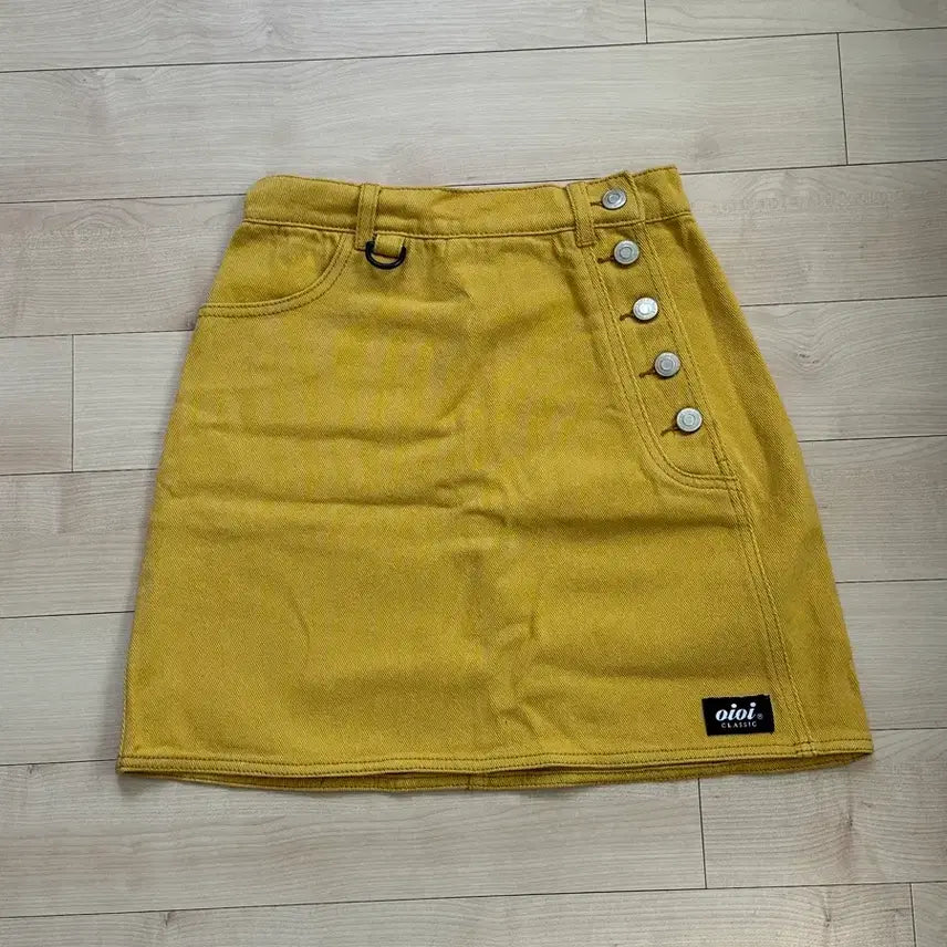 [BUNJANG] OiOi Yellow Mini Skirt Size S / OiOi 옐로우 미니 스커트 s사이즈