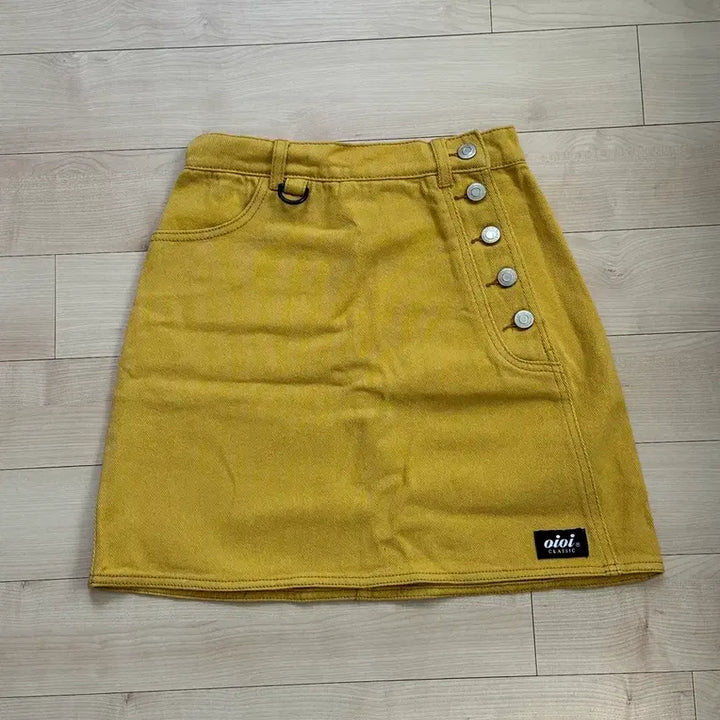 [BUNJANG] OiOi Yellow Mini Skirt Size S / OiOi 옐로우 미니 스커트 s사이즈