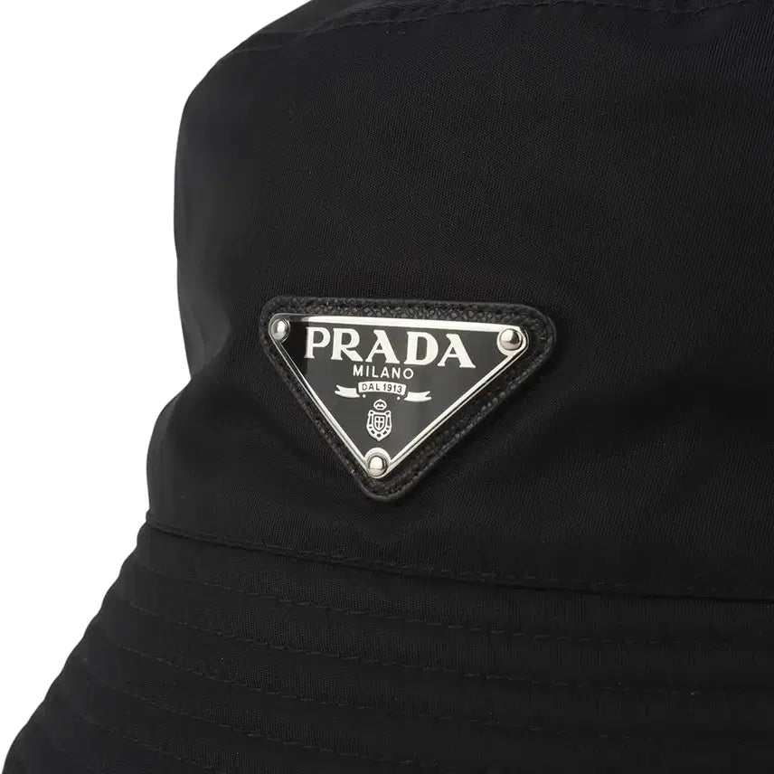 [BUNJANG] Prada 1HC137 Re-Nylon Triangle Logo Bucket Hat / 프라다 1HC137 리나일론 삼각로고 버킷햇 벙거지  S 36856K-5