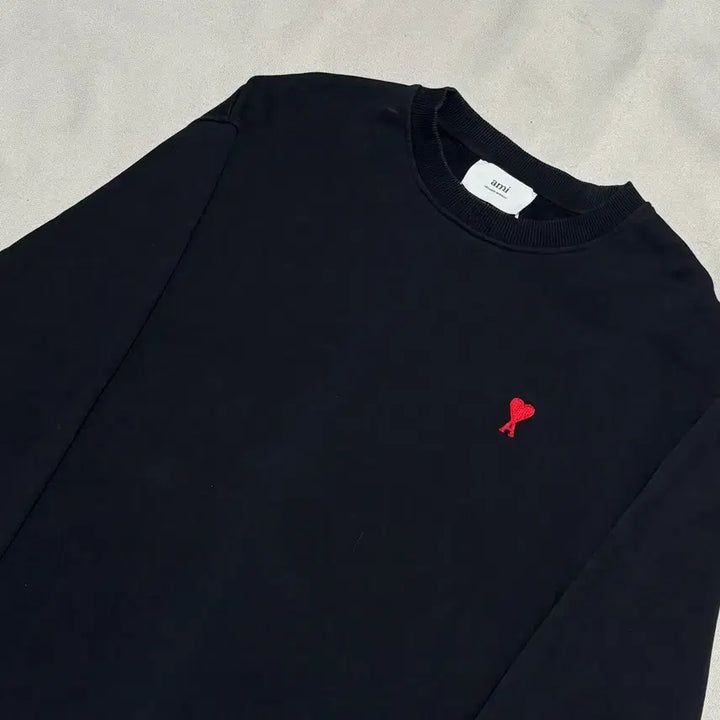 [BUNJANG] Ami Black Sweatshirt / XL Ami 블랙 맨투맨