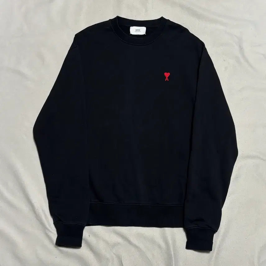 [BUNJANG] Ami Black Sweatshirt / XL Ami 블랙 맨투맨