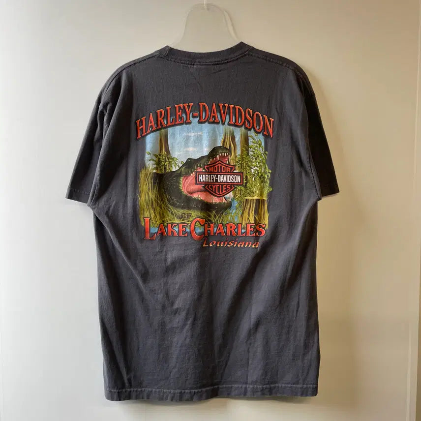 [BUNJANG] Harley Davidson Printed T-shirt / 할리데이비슨 프린팅 반팔티셔츠