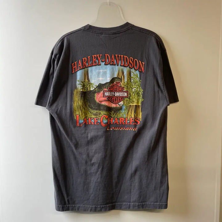 [BUNJANG] Harley Davidson Printed T-shirt / 할리데이비슨 프린팅 반팔티셔츠