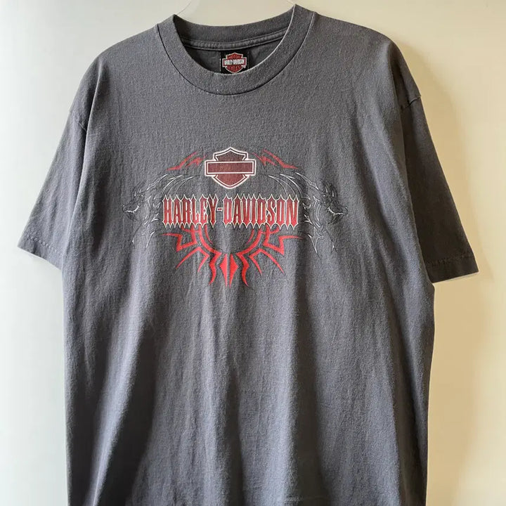 [BUNJANG] Harley Davidson Printed T-shirt / 할리데이비슨 프린팅 반팔티셔츠