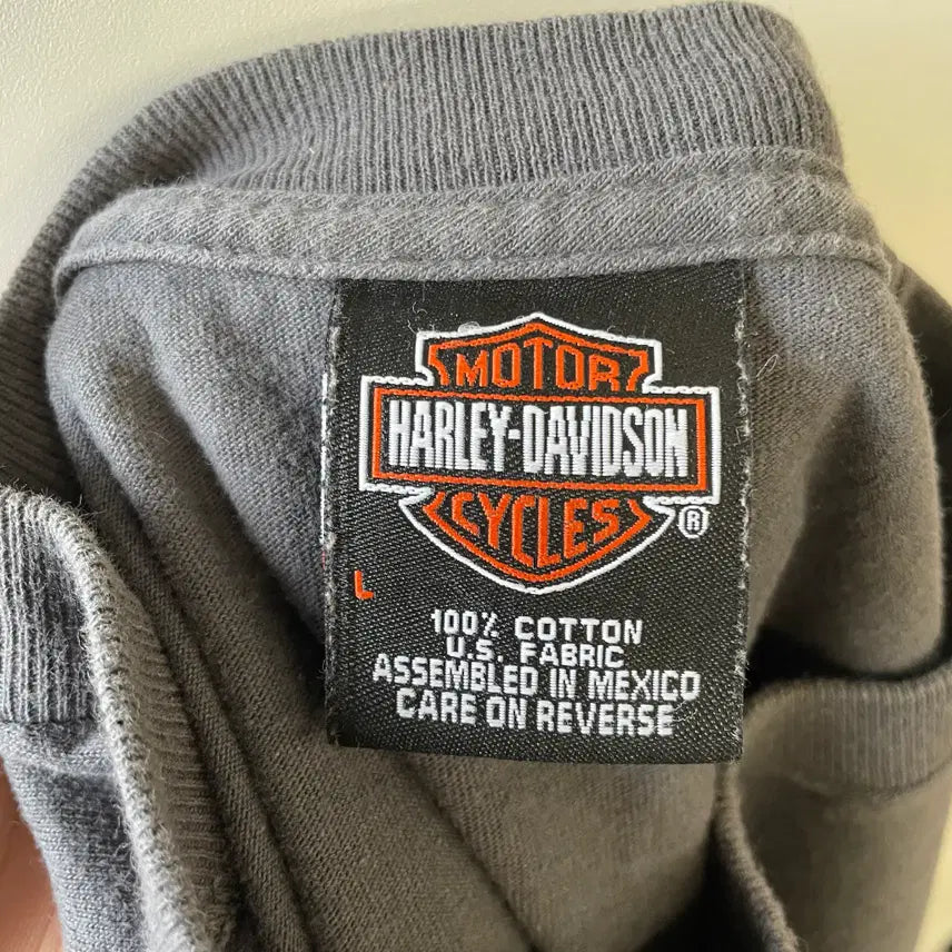 [BUNJANG] Harley Davidson Printed T-shirt / 할리데이비슨 프린팅 반팔티셔츠