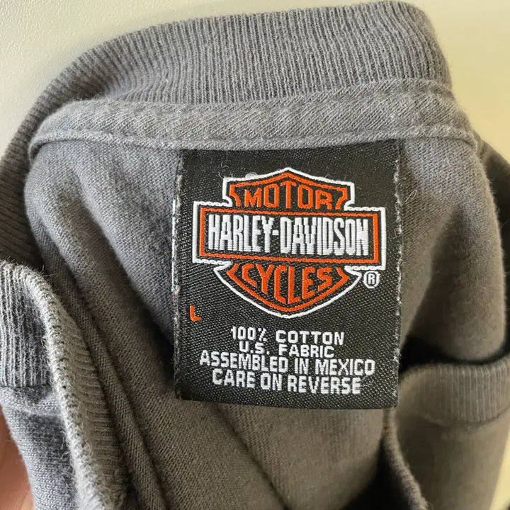 [BUNJANG] Harley Davidson Printed T-shirt / 할리데이비슨 프린팅 반팔티셔츠