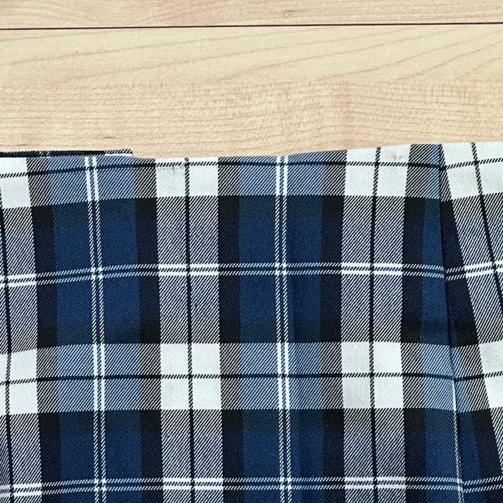 [BUNJANG] OIOI Checkered Asymmetrical Mini Skirt - Size S / oioi 체크 언발 미니 스커트 s사이즈