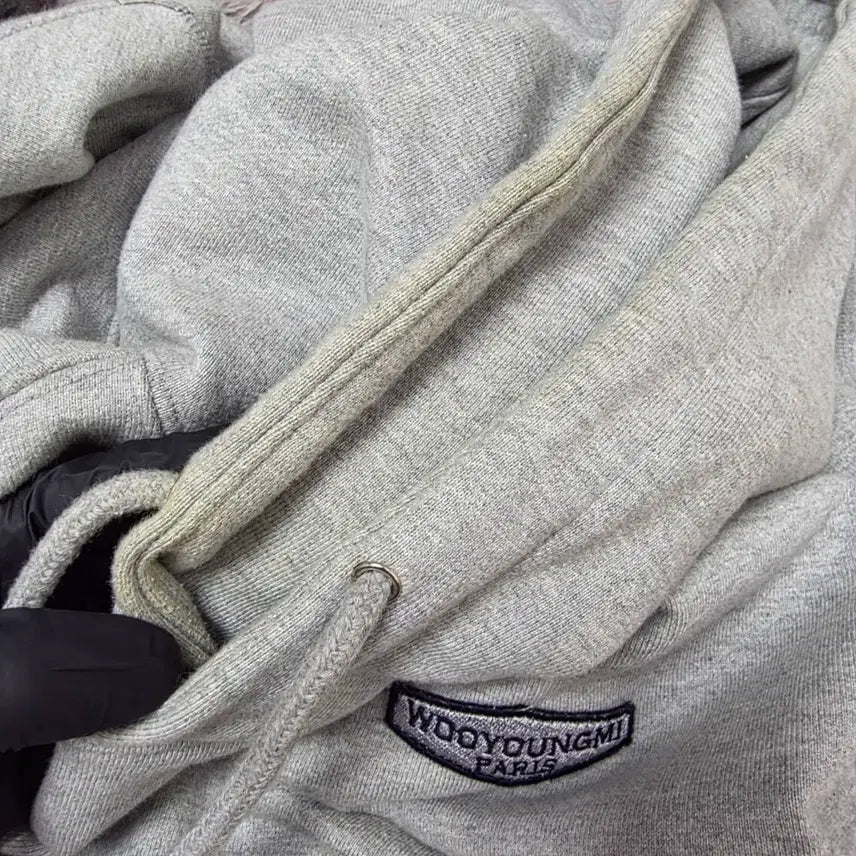 [BUNJANG] Wooyoungmi Back Logo Printed Hoodie / {클로젯}[48]우영미 백로고 프린팅 후드티