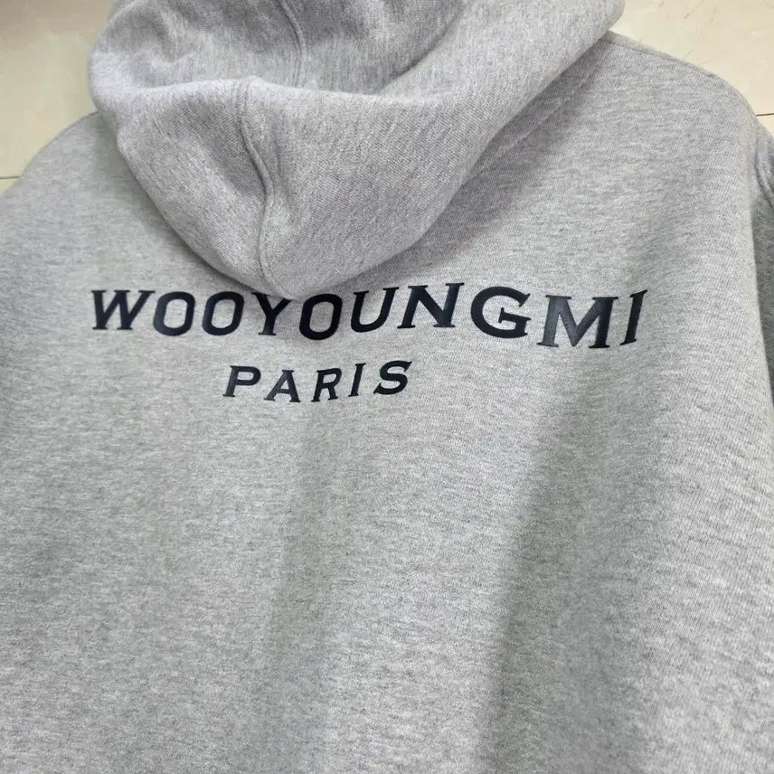 [BUNJANG] Wooyoungmi Back Logo Printed Hoodie / {클로젯}[48]우영미 백로고 프린팅 후드티
