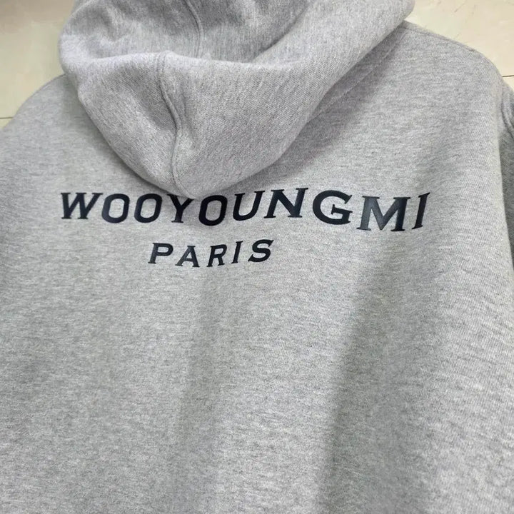 [BUNJANG] Wooyoungmi Back Logo Printed Hoodie / {클로젯}[48]우영미 백로고 프린팅 후드티