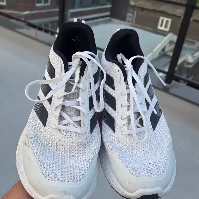 [BUNJANG] Adidas Running Shoes White 260 / 아디다스 러닝화 화이트 260