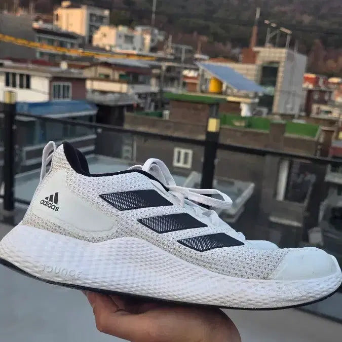 [BUNJANG] Adidas Running Shoes White 260 / 아디다스 러닝화 화이트 260