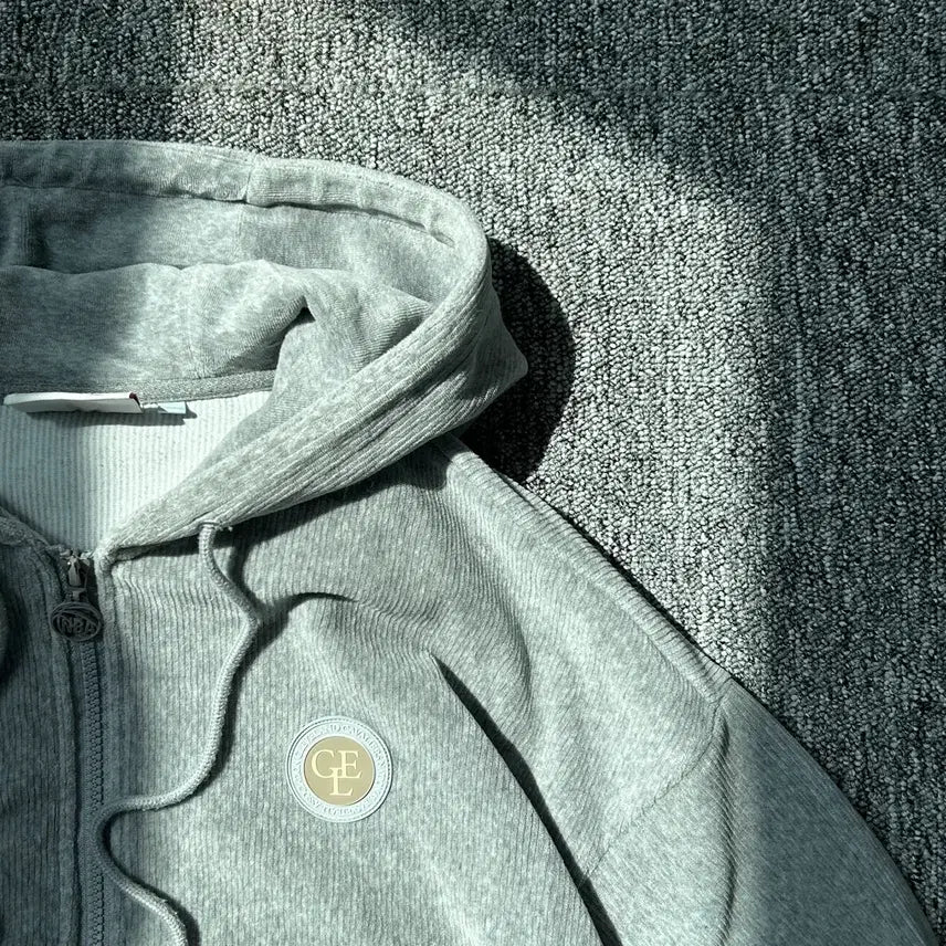 [BUNJANG] NBA Gray Corduroy Set / NBA 그레이 코듀로이 셋업