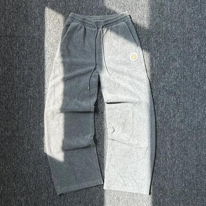 [BUNJANG] NBA Gray Corduroy Set / NBA 그레이 코듀로이 셋업