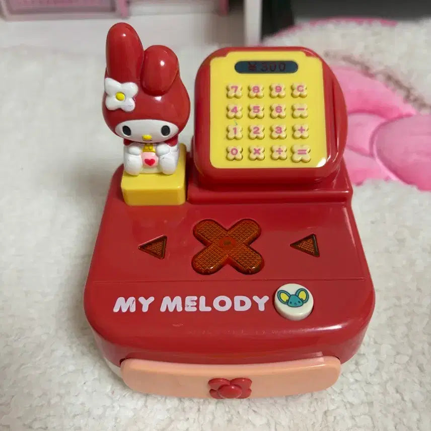 [BUNJANG] Sanrio My Melody Vintage Calculator Playset / 가격고정)고전 산리오 마멜 마이멜로디 계산기 계산대 장난감 고전완구