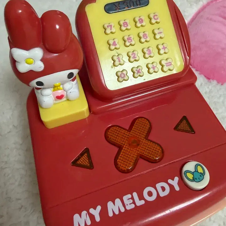 [BUNJANG] Sanrio My Melody Vintage Calculator Playset / 가격고정)고전 산리오 마멜 마이멜로디 계산기 계산대 장난감 고전완구