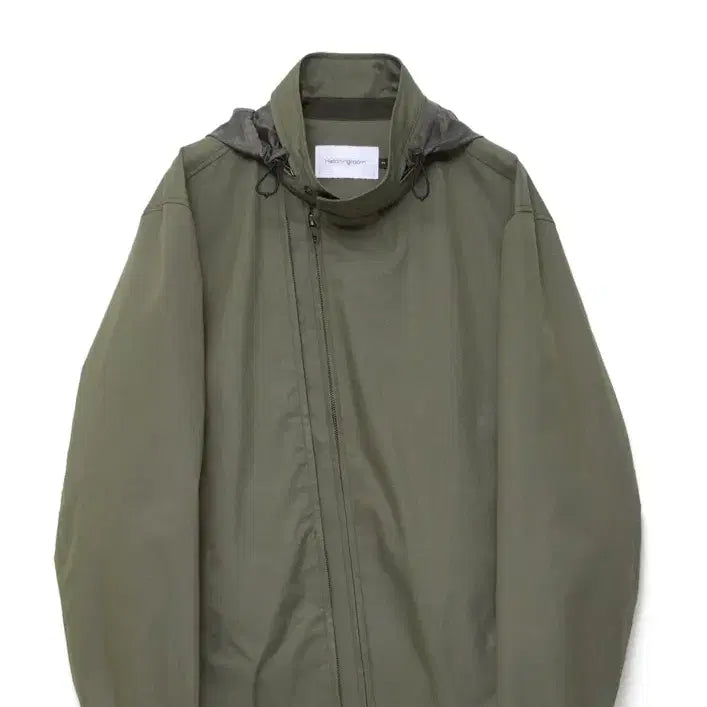 [BUNJANG] 해칭룸 Diagonal Zip Jacket V2 Olive / 해칭룸 Diagonal Zip Jacket V2 Olive