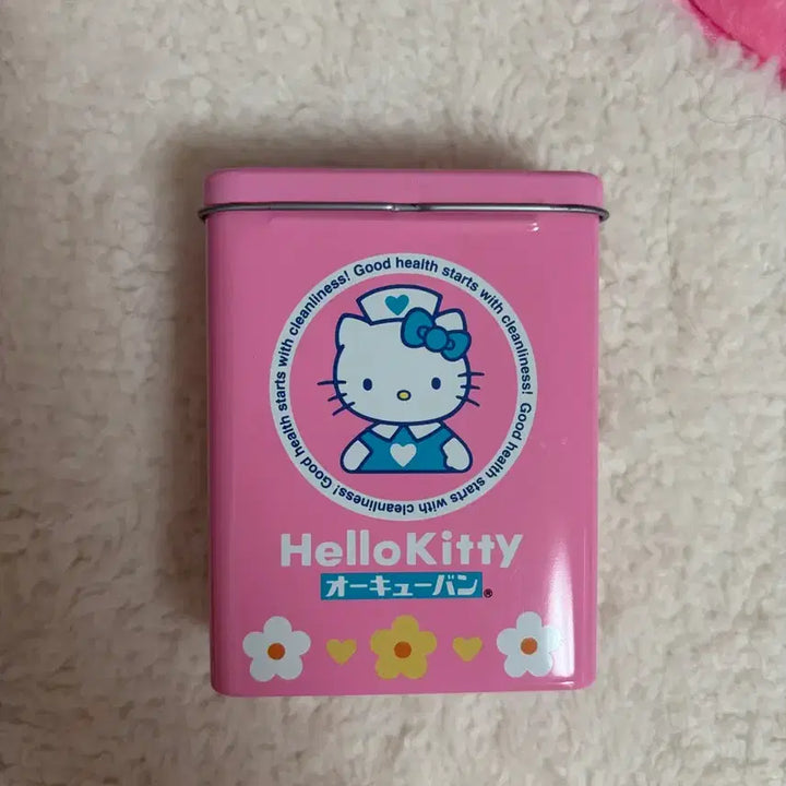 [BUNJANG] Sanrio Kitty Nurse Kitty Tin Case / 고전 산리오 키티 고전키티 간호사키티 약통 보관함 소품함 틴케이스