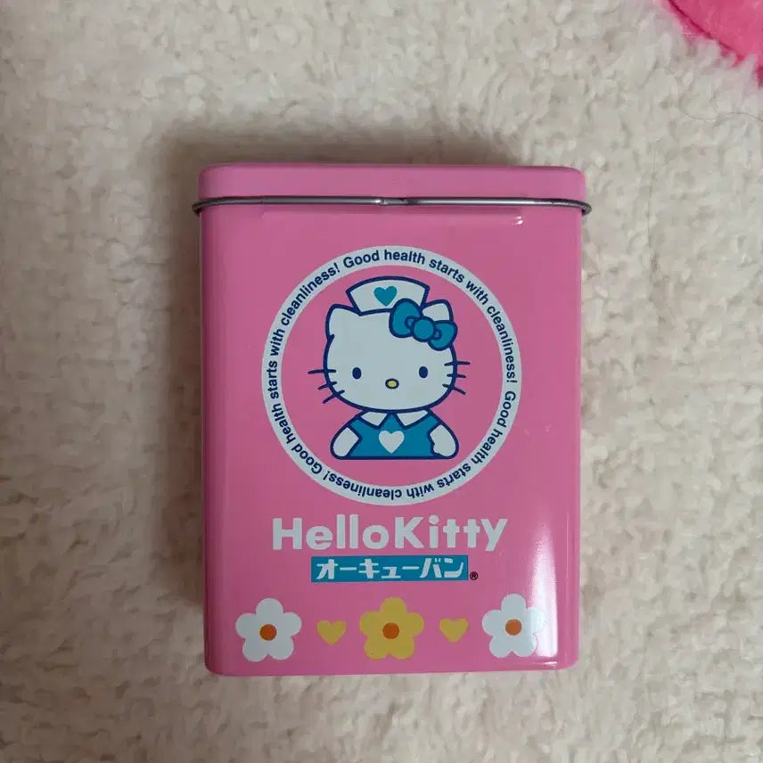 [BUNJANG] Sanrio Kitty Nurse Kitty Tin Case / 고전 산리오 키티 고전키티 간호사키티 약통 보관함 소품함 틴케이스