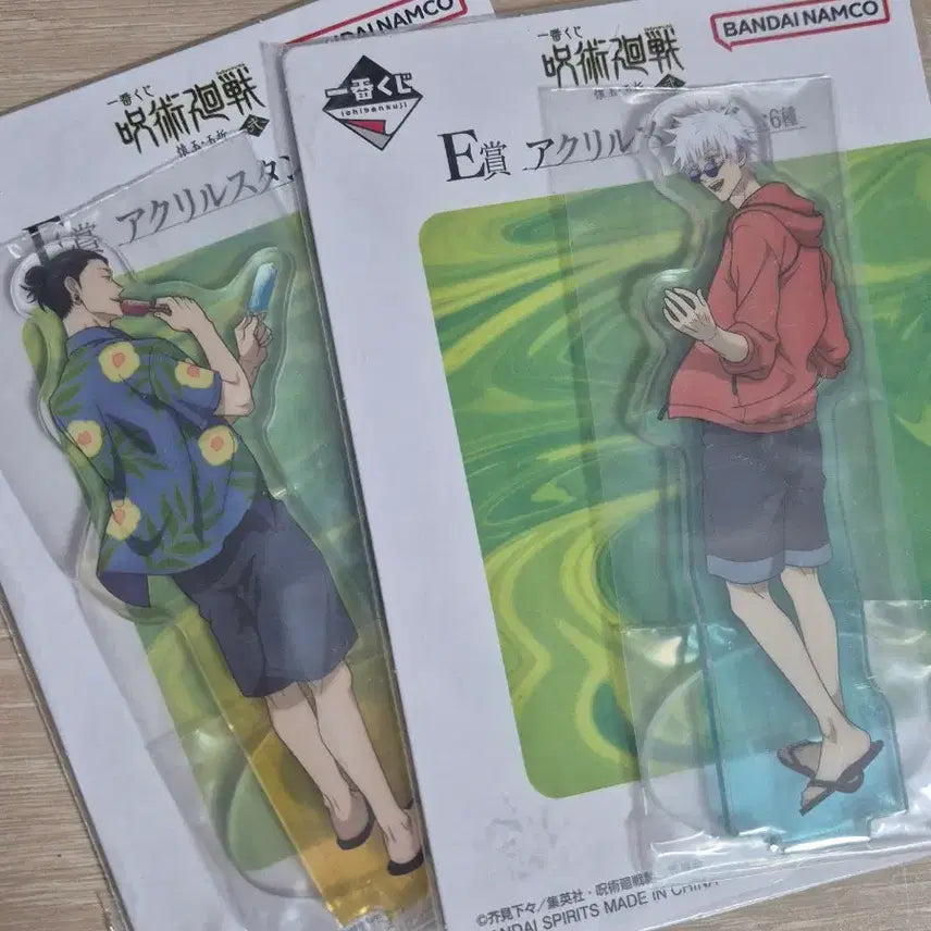 [BUNJANG] Jujutsu Kaisen Gojo/Geto Acrylic Stand Bundle Set / (미개봉 현물)주술회전회옥옥절 고전고죠고전게토 오키나와멘소레아크릴(일괄)