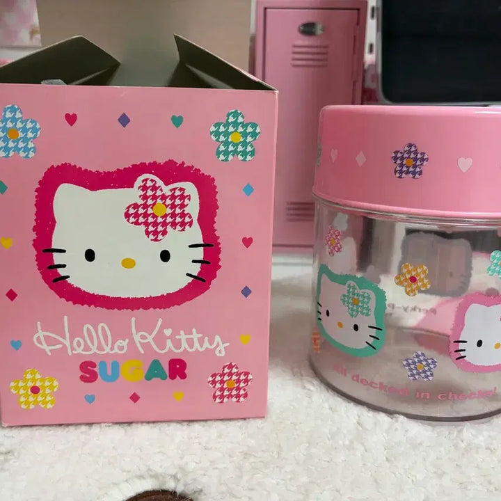 [BUNJANG] Classic Sanrio Kahana Kitty Lunchbox Storage Case / 고전 산리오 카오하나 키티 고전키티 도시락 보관함 소품함 케이스