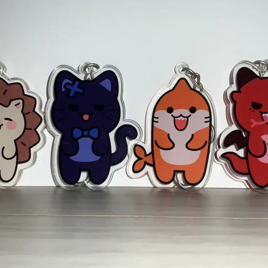 [BUNJANG] Le Revolution Animal Acrylic Keychain Bundle Set / 리레볼루션 동물 아크릴 키링(일괄)