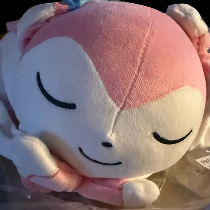 [BUNJANG] Pokemon Sylveon Large Plush Doll / 스야스야 새근새근 잠자는 님피아 대형 인형 포켓몬스터