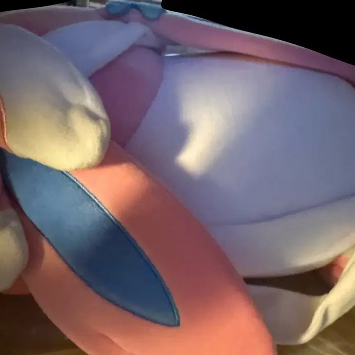 [BUNJANG] Pokemon Sylveon Large Plush Doll / 스야스야 새근새근 잠자는 님피아 대형 인형 포켓몬스터