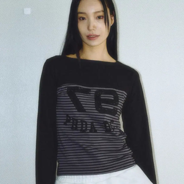 [BUNJANG] Frenda Striped Long Sleeve T-shirt / (새상품) 프렌다 스트라이프 긴팔티셔츠