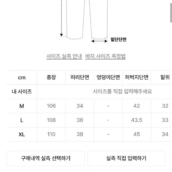 [BUNJANG] Not4nerd Ivory Camo Damage Denim Pants XL / 낫포너드 아이보리 카모  데미지 데님 팬츠 xl사이즈팔아용