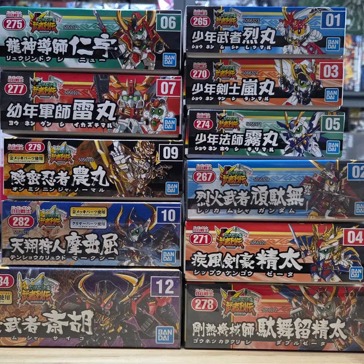 [BUNJANG] SD Gundam Musha Noishiden 11-Piece Bundle Set / SD 건담 무자열전 무화무가편 11종 일괄 판매합니다