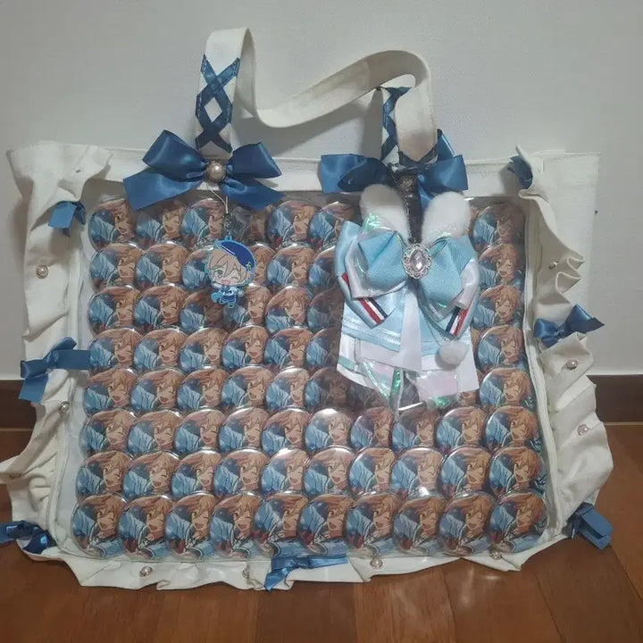 [BUNJANG] Ensemble Stars Tomoya Mashiro Badge A3 Ita Bag Set / (마지막내림)앙상블스타즈 마시로 토모야 통상 뱃지 A3 이타백 자카마트