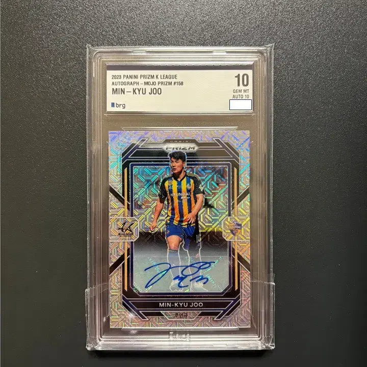 [BUNJANG] Joo Min-kyu 2025 Limited Edition Mojo Prism BRG10 Auto10 Baseball Card / 주민규 / [오토 25한정] 모조 프리즘 BRG10 auto10