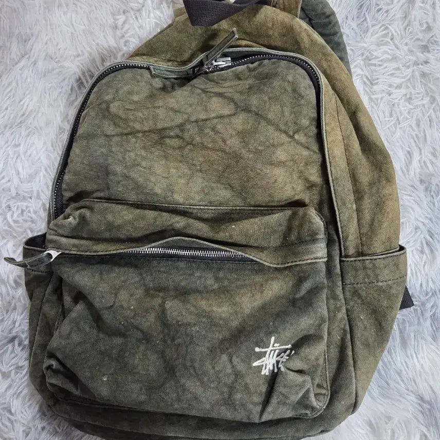 [SOLD OUT] 스투시 백팩 데님 워싱