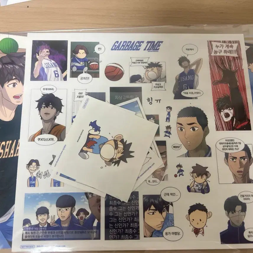 [BUNJANG] Gabage Time RUCU Shop Poster + Sticker POB / 가비지타임 갑타 러츄샵 포스터+스티커 특전